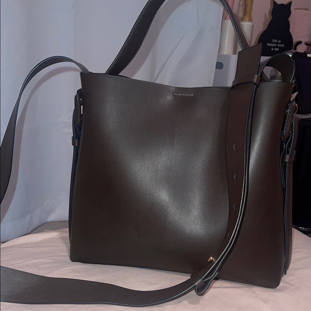 H&M Dark Brown Shoulder Bag